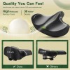 Gineoo Oversized Bike Seat Extra, Wide Comfort Pure, Memory Foam