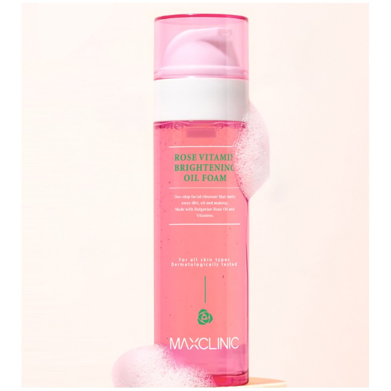 Maxclinic Rose Vitamin Brightening Oil Cleansing Foam, 110g, 1 piece