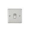 KNIGHTSBRIDGE CL12BC 10AX 1G Intermediate Switch-Rounded Edge Brushed Chrome
