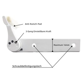 Achkey Door Closer Automatic Door Recliner Interior Door for Room Doors No Drilling or Screws