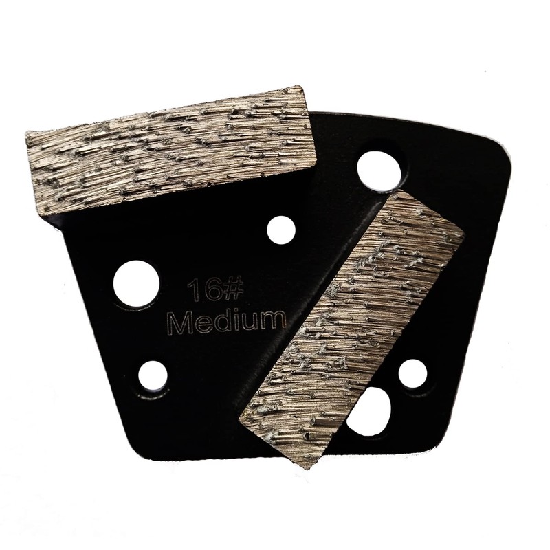 3 Pcs Trapezoid Genenal Sintering Diamond Grinding Disc Block for