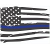 Elevated Auto Styling Dodge RAM Back Window Thin Blue Line