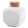 NOLITOY Manicure Ceramic Cork Bottle Nail Lotion Holder Tapered Cups
