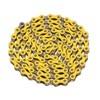 YBN 2TONE YELLOW SINGLE SPEED BIKE CHAIN OLDSCHOOL BMX VINTAGE SCHWINN CRUISER FIXIE