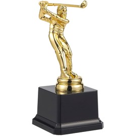 Juvale Golf Trophy, Gold Champion Trophy for Golf Tournaments, Competitions, Parties (3 x 3 x 7 in)
