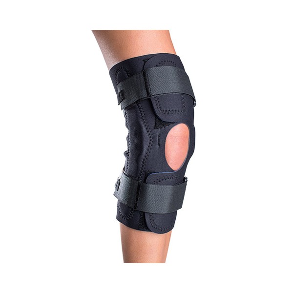 ProCare Reddie Hinged Knee Support Brace: Neoprene Wrap-Around, MCL and LCL Sprains, X-Small