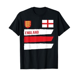England Flag English Football Soccer Fan Men Women Kids T-Shirt