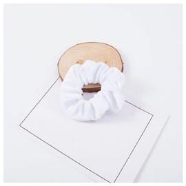 Velvet Scrunchies,15 Pack Velvet Hair Scrunchies Scrunchy Hair Ties Elastic Hair Bands Ropes Scrunchie for Girls, Women Hair Accessories (White)