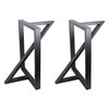 ECLV Z-Shaped Steel Table Legs - Country Style for Dining,