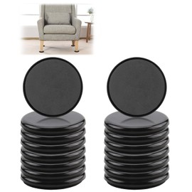 Furniture Sliders for Carpet 16pcs 3.5inch Reusable Furniture Gliders Floor Protectors For Sofa Chair Legs 89mm Round Furniture Moving Pads for Moving on Heavy Items to Protect Carpet And Hard Floor