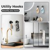 Shower Hooks for Inside Shower,Suction Cup Hooks for Glass Window,Removable