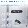 Faucet Index Buttons Fits for Pfister Price Verve Faucets, 6