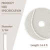 Storystore Backer Rod, 1/4" Diameter x 16.4' Length White EPDM