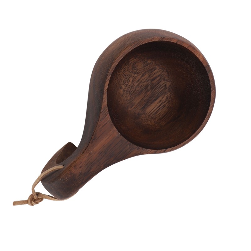 220ml Wooden Coffee Cup Comfortable Grip Handmade Eco Friendly Hot
