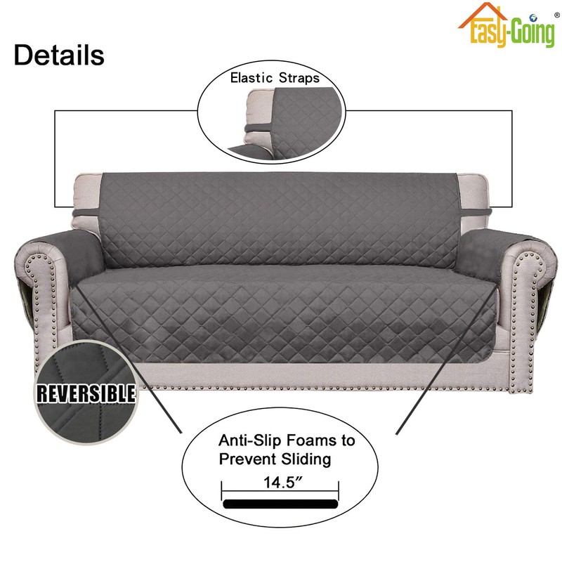 Easy-Going Sofa Slipcover Reversible Sofa Cover Furniture Protector Couch Cover