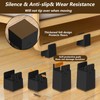 SciFiVisi Set of 4 Furniture Raisers, 10 cm, Adjustable Table