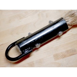 Forellfit 1.5” Climbing Rope Clamp，2 Sets Rope Climb Clasp Workout Rig Attachment Hook for Rope Climbing Garage Gym Fitness Equipment with Carabiner Eyehook Strength Training Home Indoor Safety