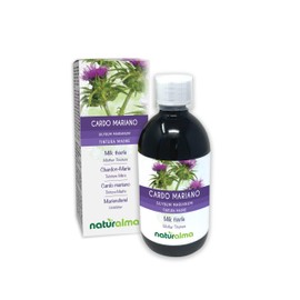 Milk Thistle (Silybum Marianum) Herb and Fruits Alcohol-Free Mother Tincture Naturalma Liquid Extract Drops 500 ml Dietary Supplement Vegan