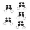 Operitacx 3 Sets Rubber Objective Lens Caps for Binoculars Scratch