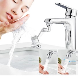 NSI Swivel Extension Faucet Rotate Robotic Arm Universal 1080°Tap Extenders
