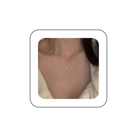 Inilbran Boho Crystal Waterdrop Choker Necklace Gold Rhinestone Teardrop Necklace Choker Vintage Cz Teardrop Necklace Vintage Cz Water Drop Necklace Chain Jewelry for Women and Girls