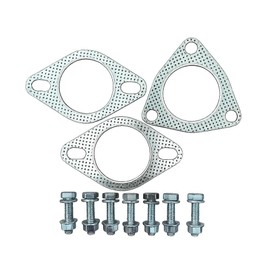 2.25" / 2.5" Cat Pipe Back Exhaust Hardware and Gasket Kit Compatible with Hond a Ac ura