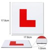LONOVE 4 Pack New Driver L and P Plates -
