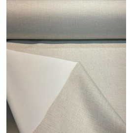 Affordable Home Fabrics Motion Linen Blackout Shell Beige Fabric By the yard no light passes through 54 Inches