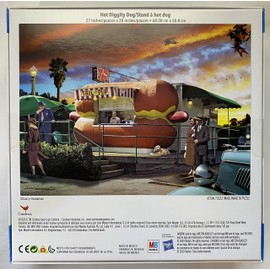 Cardinal Big Ben Hot Diggity Dog 1000 Piece Puzzle