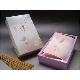 Seikado Incense Sticks, Agarwood Incense, 5 Brushes, Large Rose