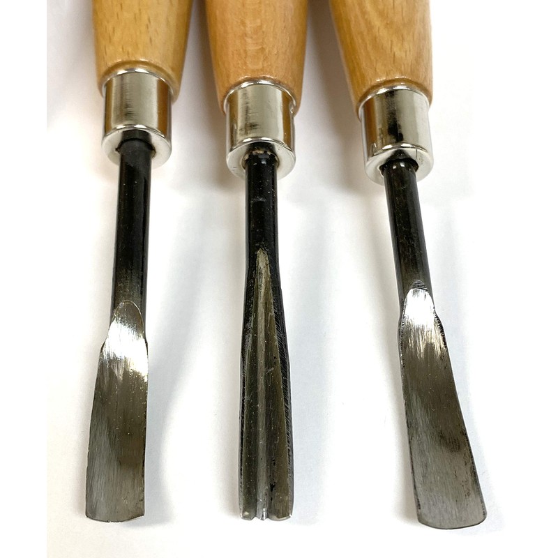 National Artcraft Wood Carvers 6 Piece Basic Tool Set With