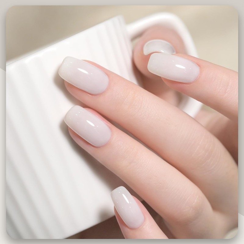 GAOY Jelly Gel Nail Polish, 16ml Sheer Translucent Soak Off