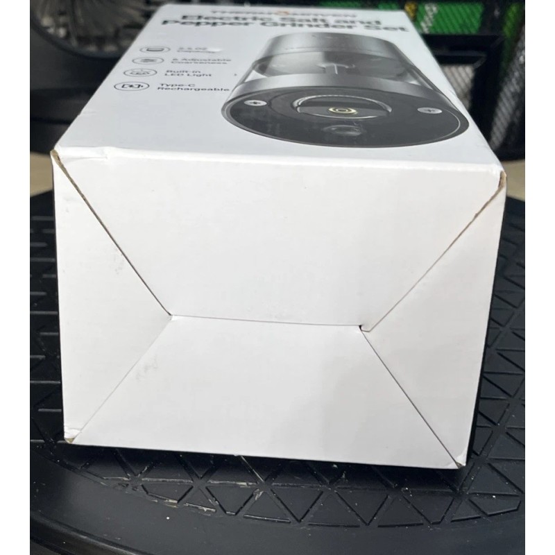 Kitchen Guru 2 Pack Premium Lithium Powered Rechargeable Electric Salt