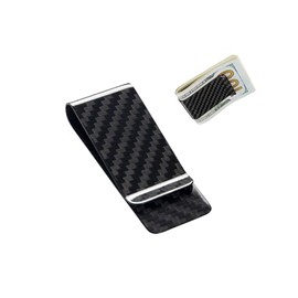 Clip de efectivo, Ultraligero de fibra de carbono Clip de dinero Billetera de bolsillo frontal Billetera minimalista Billetera delgada Portatarjetas de crédito