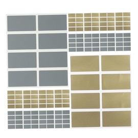 Operitacx 200pcs Scratch Off Stickers Rectangular Scratch Off Labels for DIY Birthday Cards Hidden Surprises for Prizes