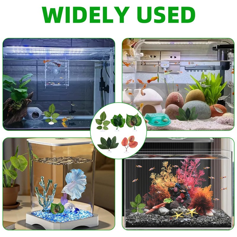 CllyCnny Betta Fish Plant Hammock - Aquarium Floating Leaf Decor