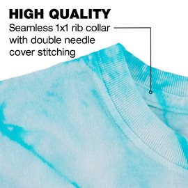 Popfunk Wonder Woman Cover Tie Dye Adult Unisex T Shirt, Large