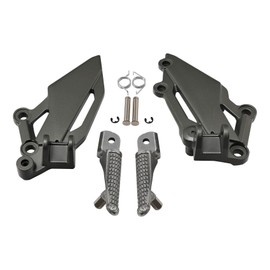 XMT-MOTO Front Driver Foot Pegs Rest Bracket Fit For Kawasaki Ninja 300 EX300 2013-2017