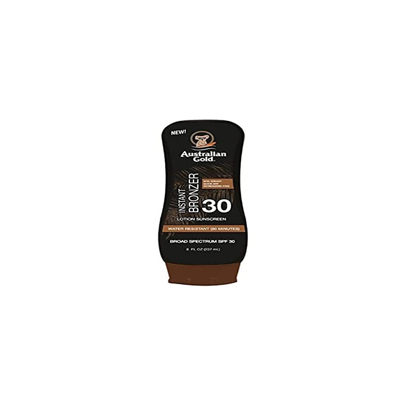 Sunscreen SPF30 Lotion with Bronzer 237 ml, Black