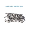 IMScrews 50pcs #8 x 1/2" Stainless Hex Washer Head Self