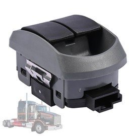 Getfarway Dual Window Switch p/n Black P271069 Compatible with Paccar/Kenworth Replace P27-1069 Switch Window Lift Driver Door