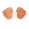 QYLHH 2 Pcs Heart Shape Himalayan Salt Massage Stones Hot