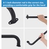 BiJun17 inch Metal Playground Handles,Monkey Bars Indoor Heavy Duty Ceiling
