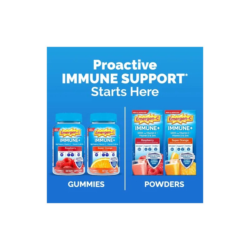 Emergen Immune Vitamina 1000mg Saúco Sobres