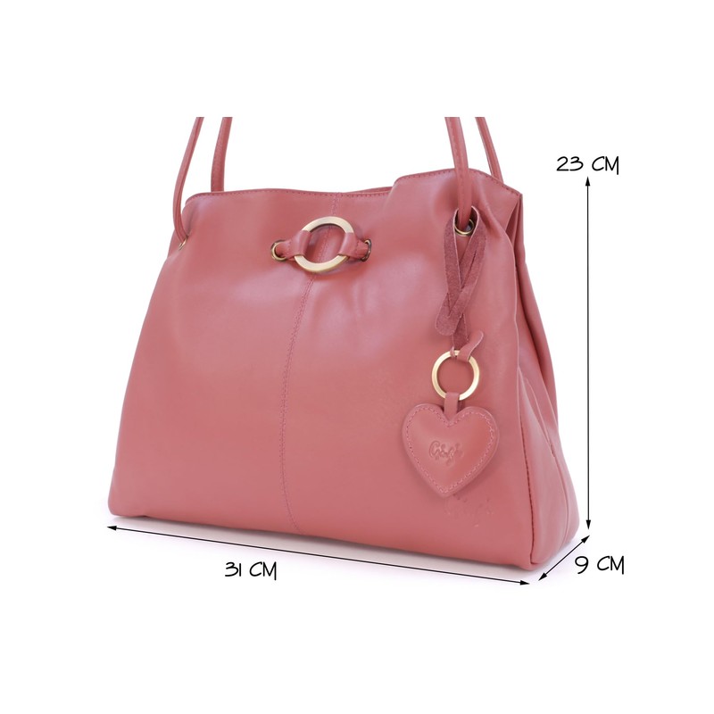 Gigi - Ladies Leather Shoulder Bag - Medium Tote Handbag