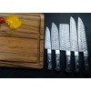 Damascus Chef Knife BBQ 5 Pc Set Damascus Kitchen Knives