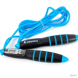 Fitness Accessory Jump Rope Black Blue for home workouts, training and recovery, portable sports and exercise gear, Korean Import