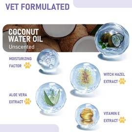 Pet Cleaning Glove Bathing Wipes for Dogs and Cats, Deodorizing No-Rinse Grooming Wipes for Paws, Body, and Butt, Perfect for Pet Dry Cleaning, Daily Care and Travel, Hypoallergenic, Unscented, 8 Pcs