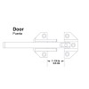Defiant Door Security Guard Lock Heavy Duty Swing Locker Bright