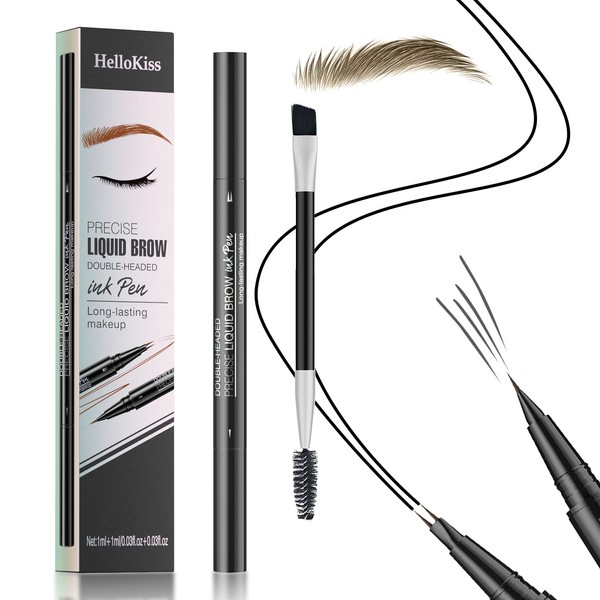 Eyebrow Pen, Microblading Eyebrow Pencil for Natural Hair-Like, Fast &